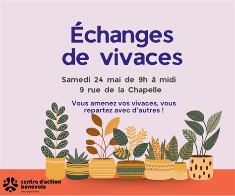 Échange de vivaces - Parc Bellerive - sous la tente, 3 Rue St-Jacques ...