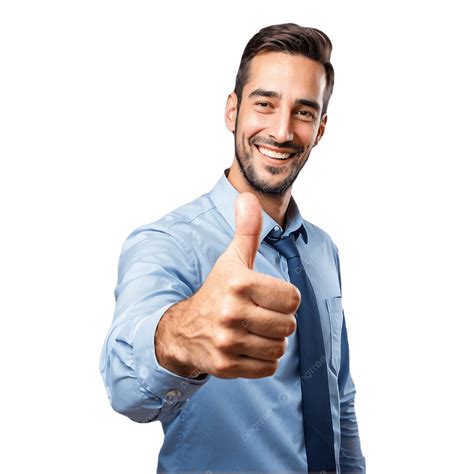 Man Giving Thumbs Up PNG, Vector, PSD, and Clipart With Transparent ...