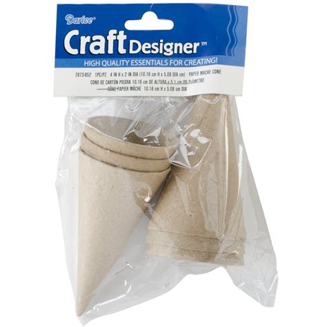 Paper Mache Cone - 4 x 2 inches - 6 pieces : Amazon.in: Home & Kitchen