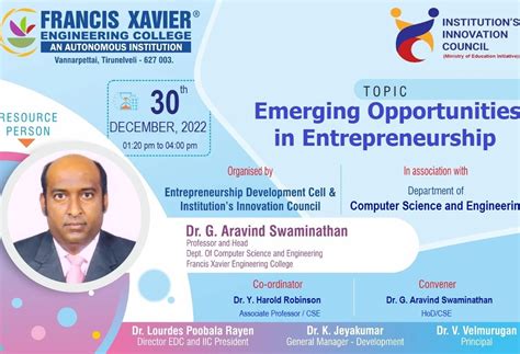 Expert Talk on Emerging Opportunities in Entrepreneurship | News ...