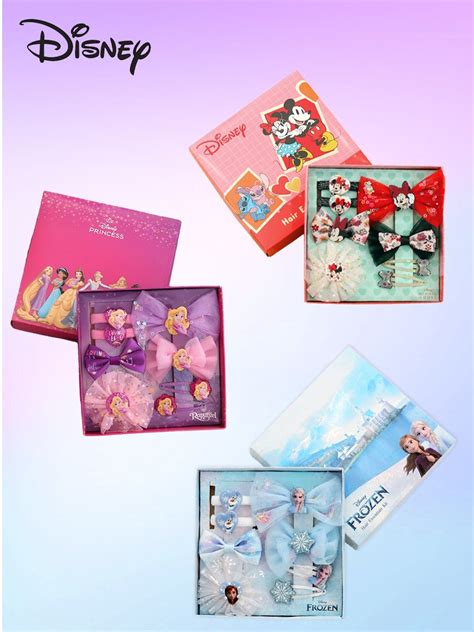 Disney Girls Hair Gift Set – Elsa, Rapunzel & Minnie – Yellow Bee India