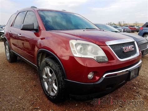 Report 1GKKRPED1BJ183316 GMC ACADIA 2011 MAROON GAS - price and damage history