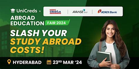UniCreds Study Abroad Loan Fair - Hyderabad, UniScholars - Your Study ...