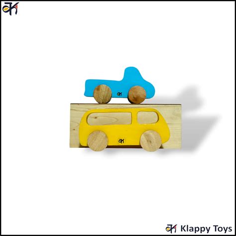 Push & Pull toys - Bus & Jeep – Klappy Toys