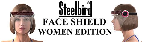 Steelbird Polycarbonate YS-100 Reuseable Helmet Visor Face Shield Mask ...