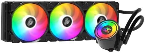 Ant Esports ICE C621 CPU Cooler/CPU Fan with ARGB LED PWM Dual Fans ...