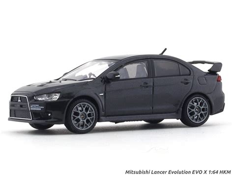 Mitsubishi Lancer Evolution EVO X grey 1:64 HKM diecast scale model ...