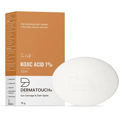 Buy DERMATOUCH Kojic Acid 1% Soap with Glutathione | For Pigmentation ...