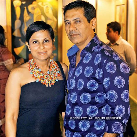 Rashmi and Sanjay Virmani during an art exhibition in the capital.