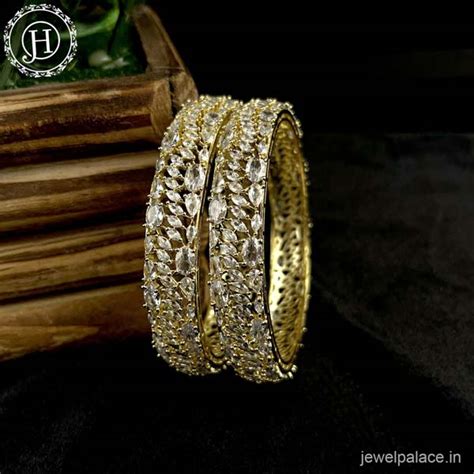 Premium American Diamond Bangles Set JH4239 – Jewel Palace