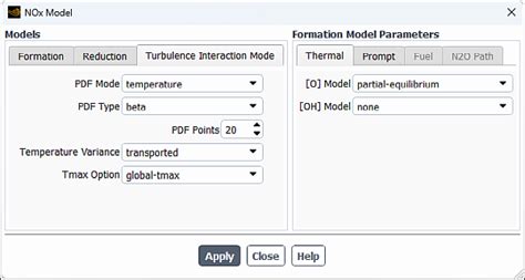 Chapter 16: Modeling Species Transport and Gaseous Combustion