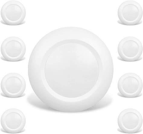 Buy JULLISON 8 Pack 6 Inch LED Low Profile Recessed & Surface Mount ...