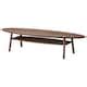 STOCKHOLM coffee table, walnut veneer, 180x59 cm (707/8x231/4") - IKEA