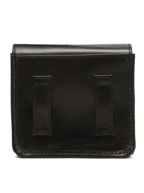 Brown leather waist bag – Teakwood Leathers