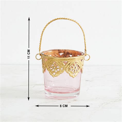 Buy Bleam Set of 2 Glass Hanging T-Light Holders from Home Centre at ...