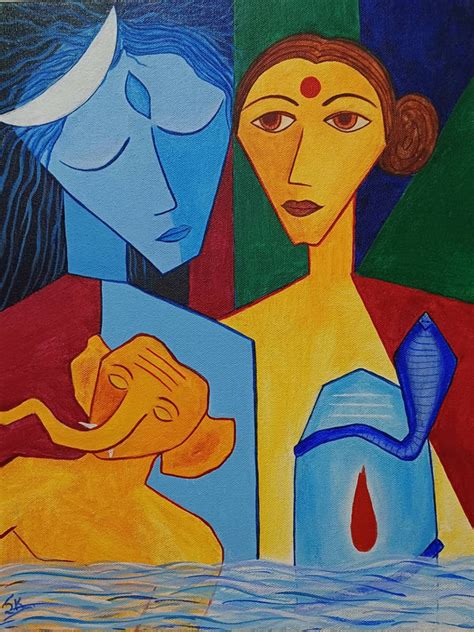 Divine Lord Shiva Paintings Online Collection – Gallerist.in