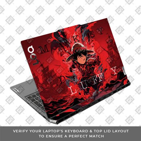 Red King Luffy Lenovo LOQ 2024, 2025 Laptop Skin