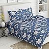 haus & kinder Pure Cotton King Size Bedsheet with 2 Pillow Covers