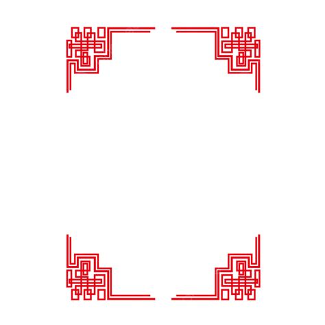 Chinese Style Frame Hd Transparent, Simple Atmosphere Chinese Style ...
