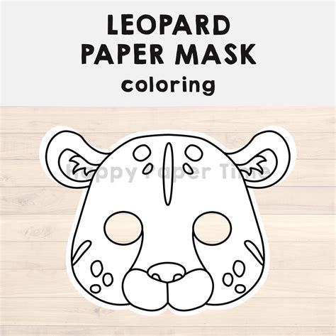 Endangered Animal Mask Printable