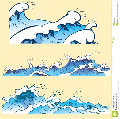 Ocean Waves Drawing Simple at PaintingValley.com | Explore collection ...