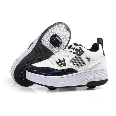 Kids Roller Shoes Sneakers with Wheels - Premium Sport Roller Skate ...