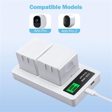 Oyomba 2-Pack Rechargeable Batteries for Arlo Pro,Arlo Pro India | Ubuy