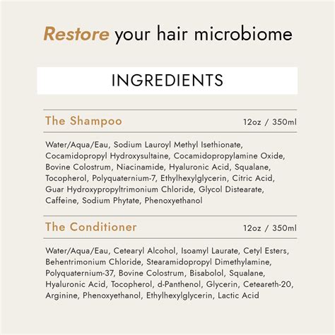 Project Goods - Shampoo & Conditioner Duo | Fragrance Free | Colostrum