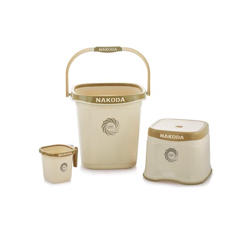 NEXON 3 PC BATHROOM SET (SMALL & BIG) — Nakoda Plast