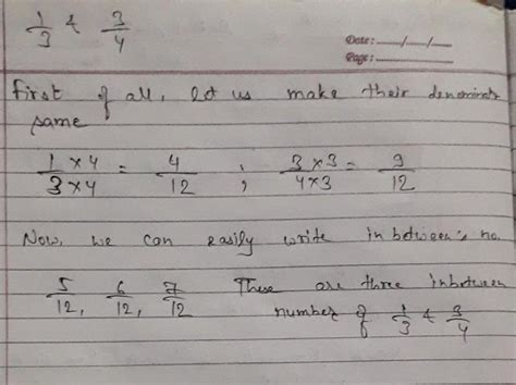 find three irrational number between 1/3 and 3/4 - Brainly.in