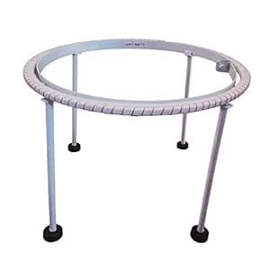 ADW Craft’S® Aari Embroidery 18” Stand with Wrapped Wooden Frame, Aari ...