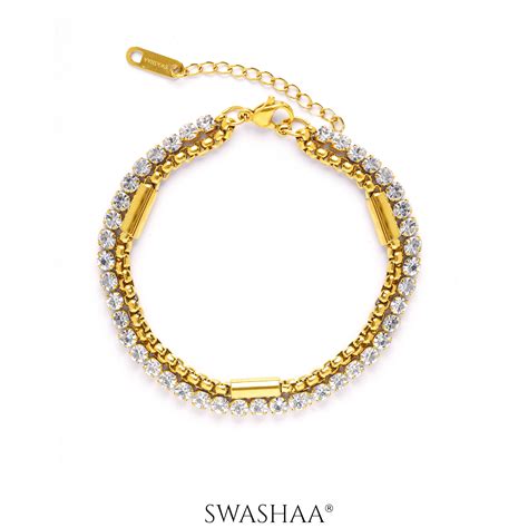 Pakhni 18K Gold Plated Bracelet – Swashaa