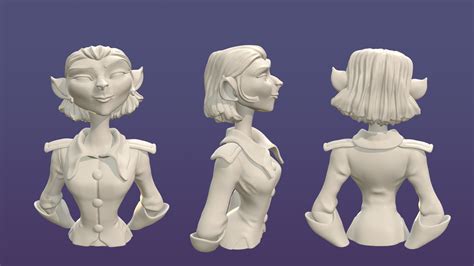 🪐 Captain Amelia - Treasure Planet・ STL File for ・Cults