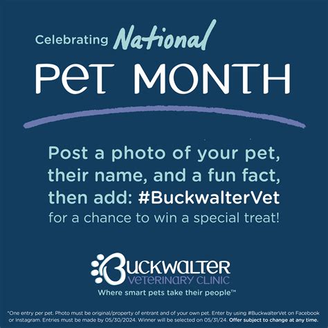 Celebrating National Pet Month! — Buckwalter Veterinary Clinic
