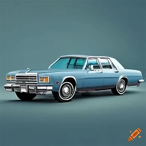 Light blue 1979 dodge diplomat 2-door on Craiyon