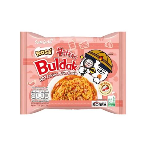 Samyang Buldak Ramen Hot Chicken Rosé 140 g – Scharfe Instant-Nudeln ...