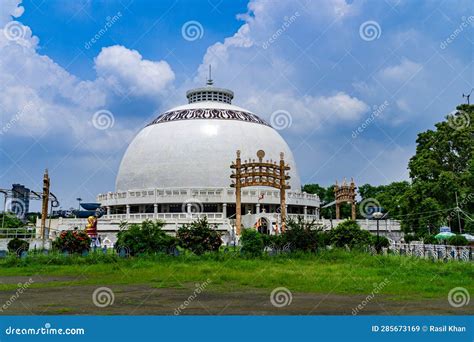 Dome Of Deekshabhoomi With Clear Sky Background In Nagpur, India Stock Image | CartoonDealer.com ...