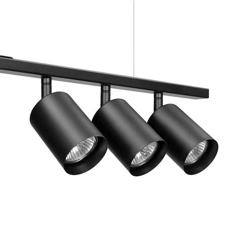 Globe Electric 4.75-in 5-Light Black dimmable Gu10 Pin Base Industrial ...