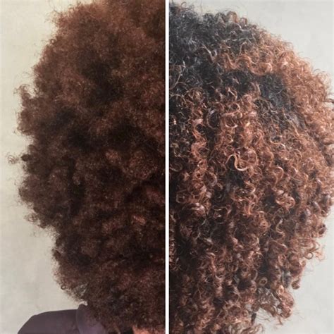 Before And After Brazilian Blowout Curly Hair