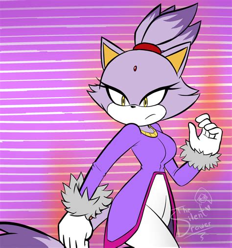(Commission) Blaze the Cat by TheSilentDrawer on Newgrounds