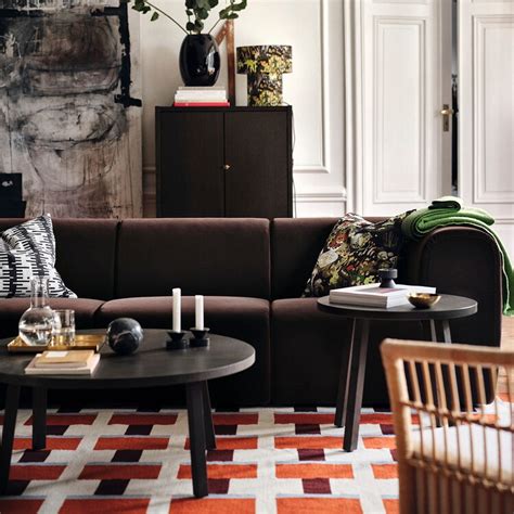 STOCKHOLM 2025 coffee table, oak veneer dark brown - IKEA