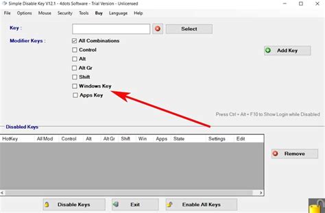 Image result for Disable Win Lock Key