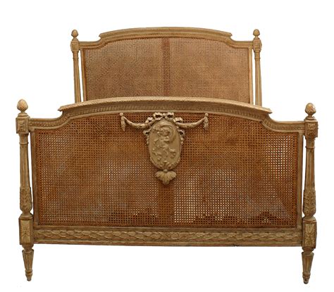 French louis xvi style cane full bed