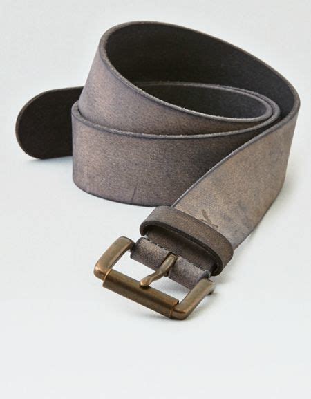 American Eagle Outfitters AE Gray Leather Belt | Fashion belts, Mens ...