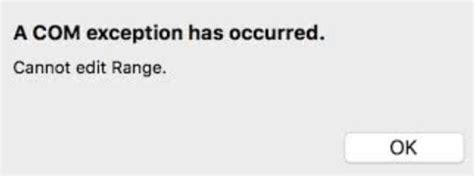 Image result for Cannot Edit Range Using EndNote Error