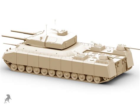 Landkreuzer P.1000 Ratte 3D Model $185 - .fbx .obj .max - Free3D