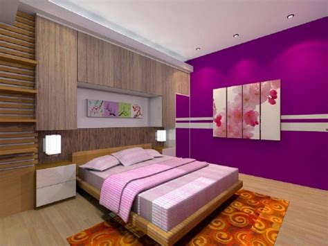 Bedroom: Cool Bedroom Design For Women In Their 20s With Purple Color ...