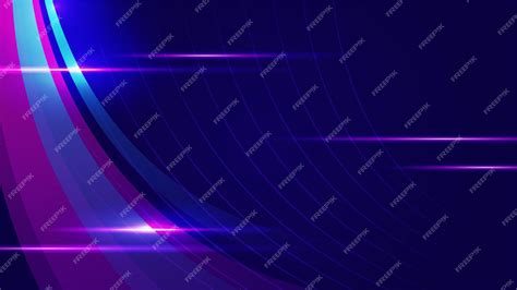 Modern abstract highspeed movement colorful dynamic motion on blue ...