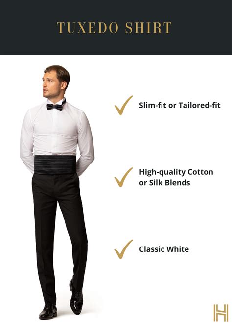 Mastering Elegance: The Complete Guide to Men's Tuxedo Shirts - Hockerty