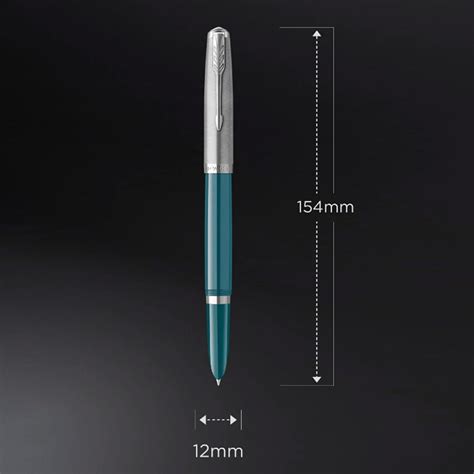 Parker 51 Teal Blue CT Fountain Pen | Shop Online at Makoba | Parker
